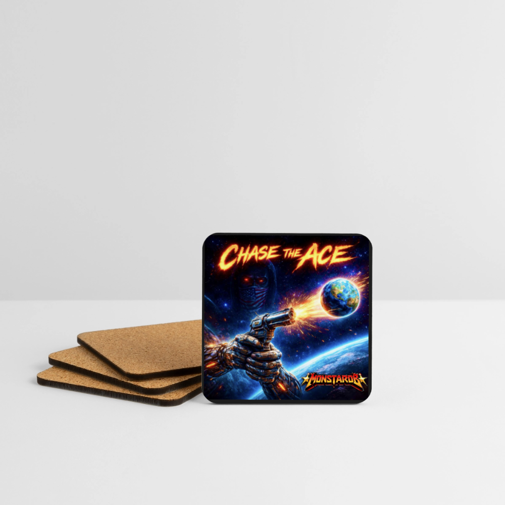 Untersetzer (4er-Set) "Chase the Ace" - Weiß