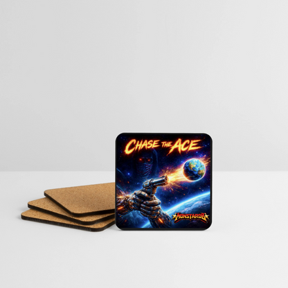 Untersetzer (4er-Set) "Chase the Ace" - Weiß