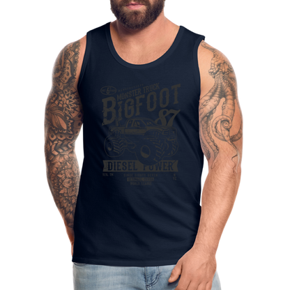 Tank Top "Bigfoot" mit Customizer personalisierbar - Navy