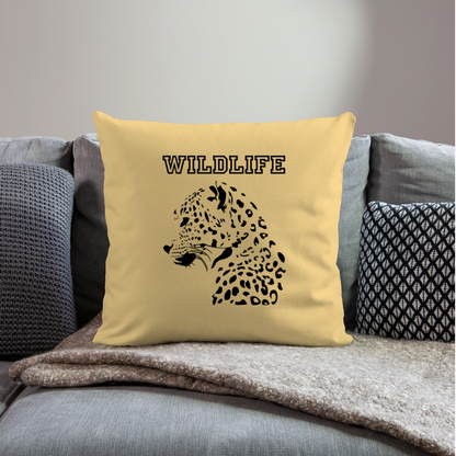 Sofakissen mit Füllung "Wildlife" - Hellgelb