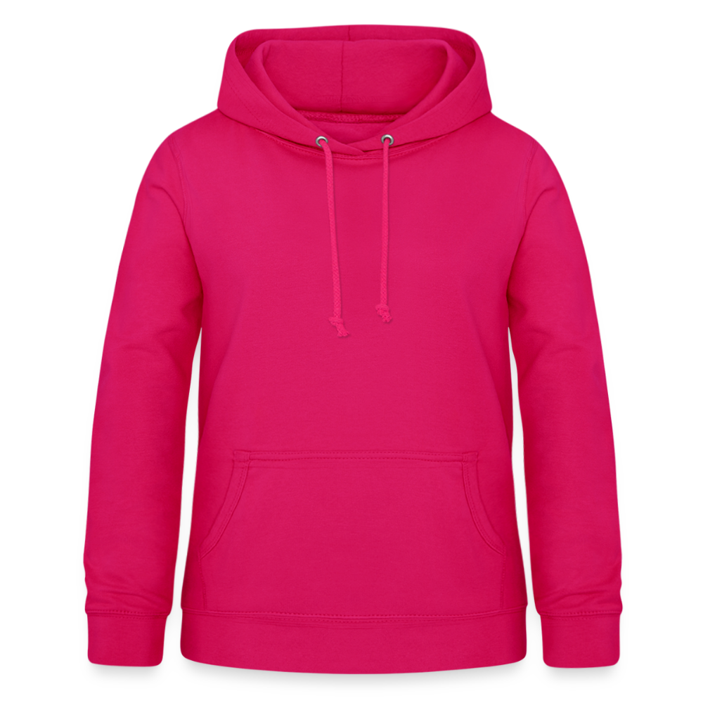Frauen Hoodie "Totenkopf-Schwert" - dunkles Pink