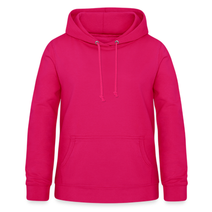 Frauen Hoodie "Totenkopf-Schwert" - dunkles Pink