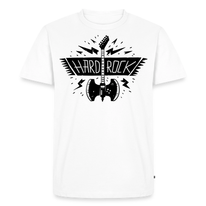 Männer Premium T-Shirt "Hard Rock" - Weiß