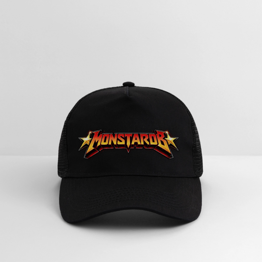 Trucker Cap "Monstarob" - Schwarz/Schwarz