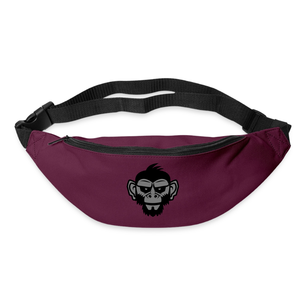 Gürteltasche "Affe" - Burgunderrot