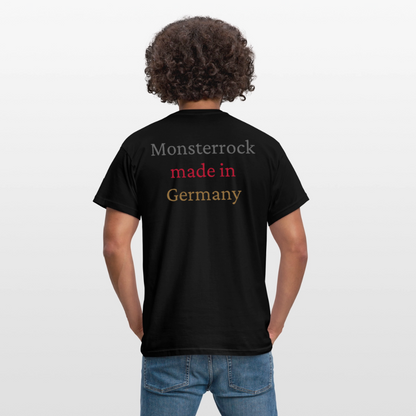 T-Shirt "Monsterrock made in Germany" - Schwarz