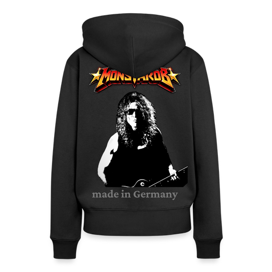 Premium Hoodie "Monsterrock made in Germany" - Schwarz