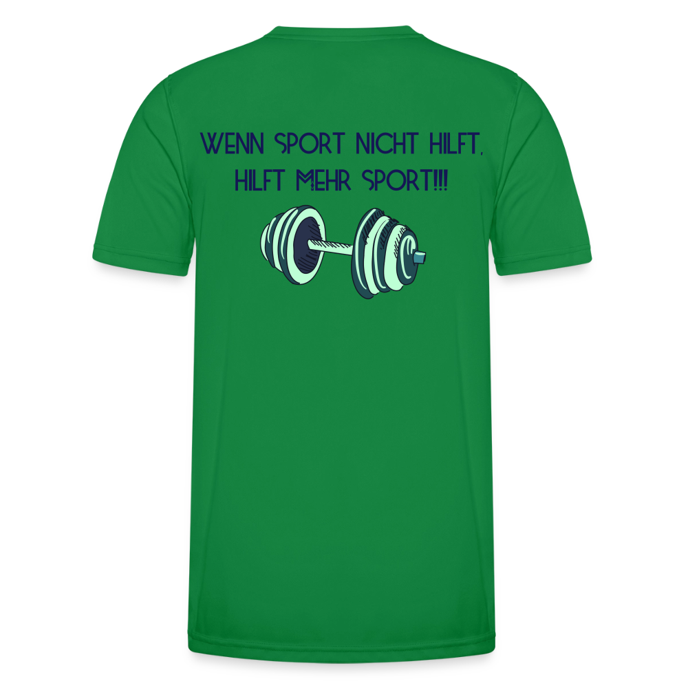 Funktions-T-Shirt Herren "Mehr Sport" - Kelly Green