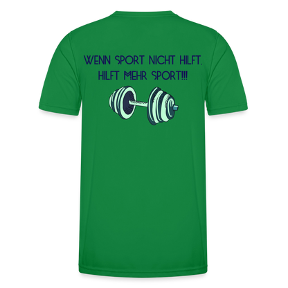 Funktions-T-Shirt Herren "Mehr Sport" - Kelly Green