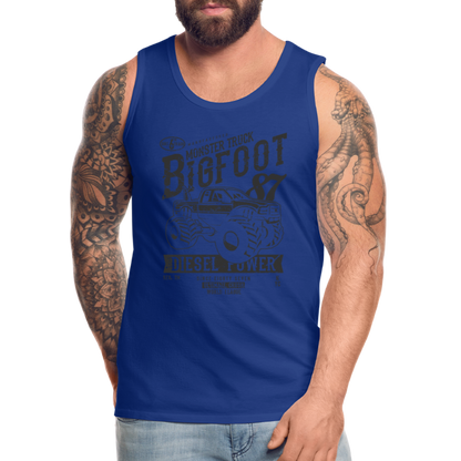 Tank Top "Bigfoot" mit Customizer personalisierbar - Königsblau