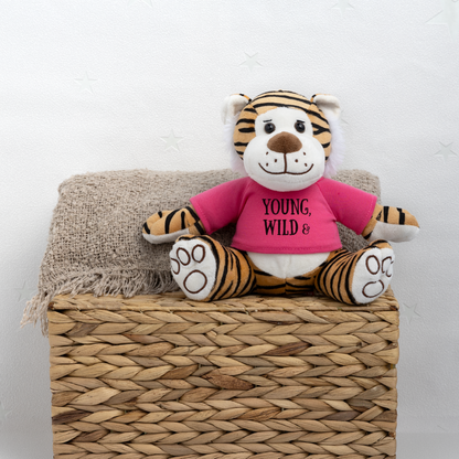 Maskottchen Tiger "Wild & Sexy" - Pink