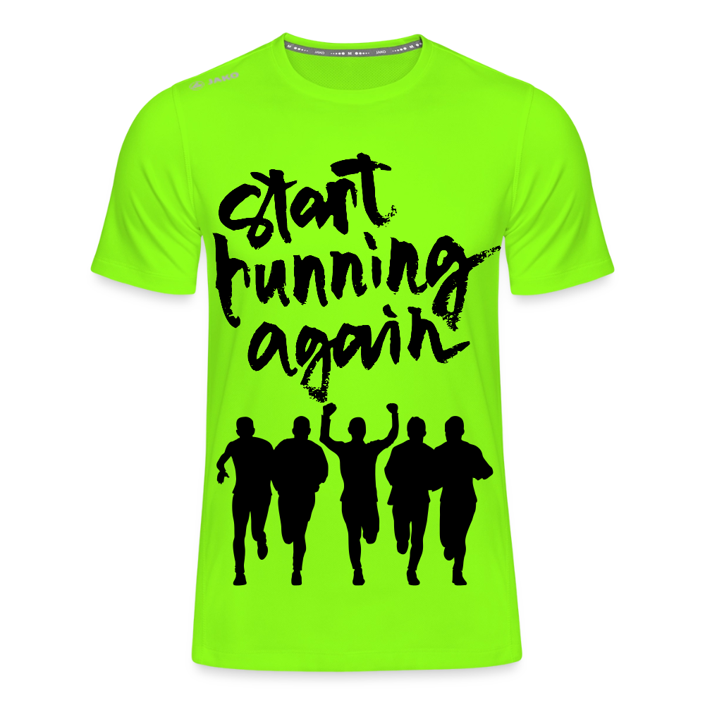JAKO T-Shirt Herren "Start Running" - Neongrün