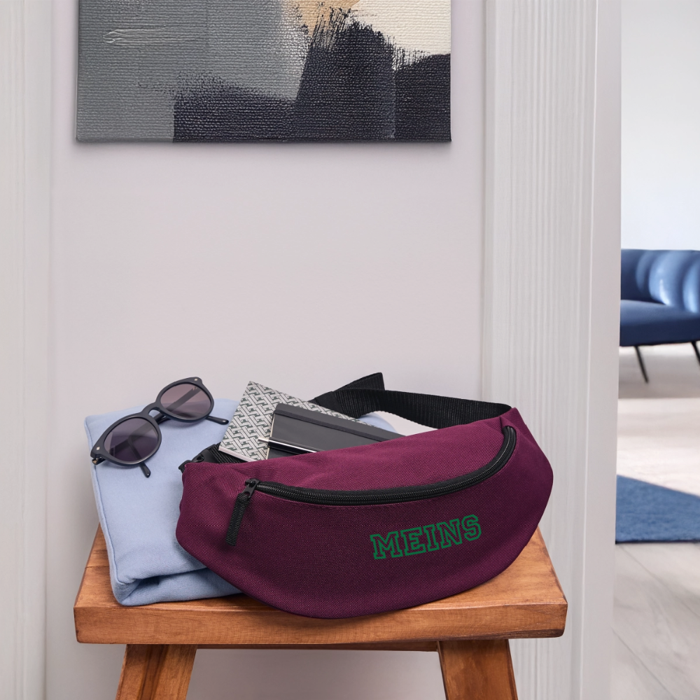 Gürteltasche "Meins" - Burgunderrot