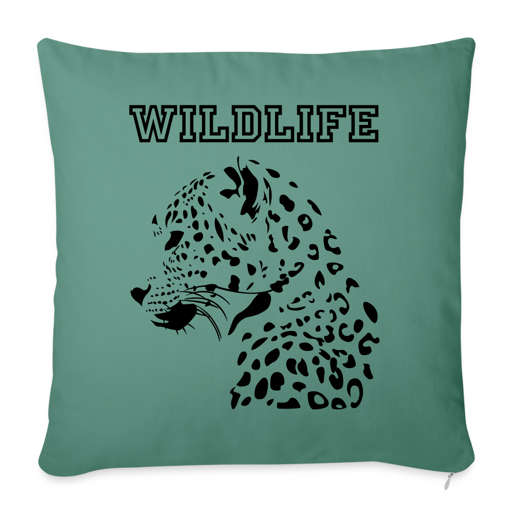 Sofakissen mit Füllung "Wildlife" - Tanngrün