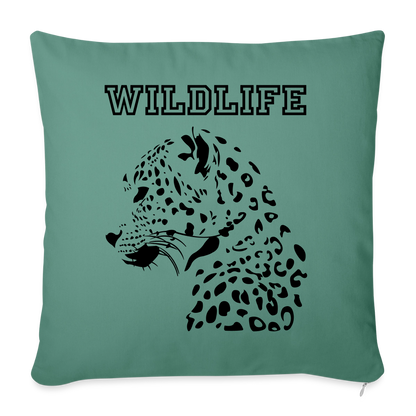 Sofakissen mit Füllung "Wildlife" - Tanngrün