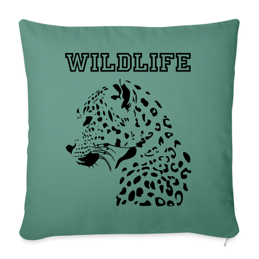 Sofakissen mit Füllung "Wildlife" - Tanngrün