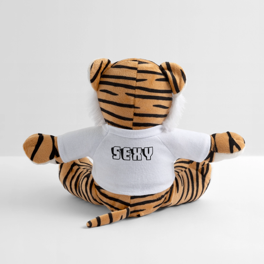 Maskottchen Tiger "Wild & Sexy" - Weiß