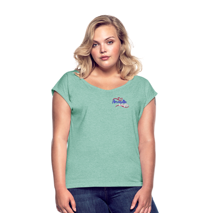 T-Shirt Damen "Amarella-Delights" - Minze meliert