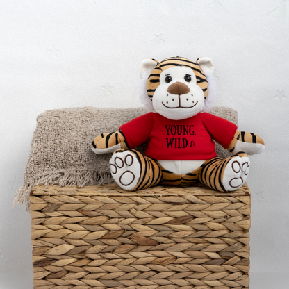Maskottchen Tiger "Wild & Sexy" - Rot