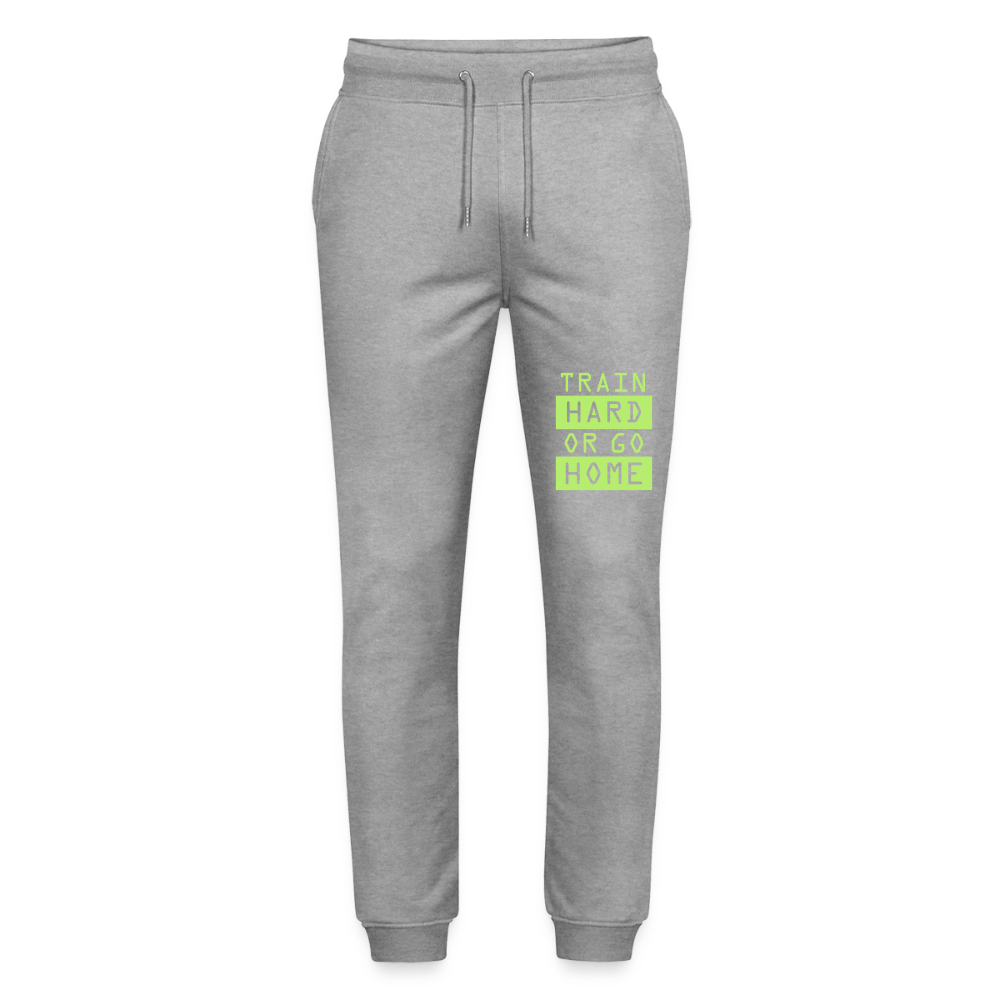 Jogginghose Unisex BIO "Train" - Grau meliert
