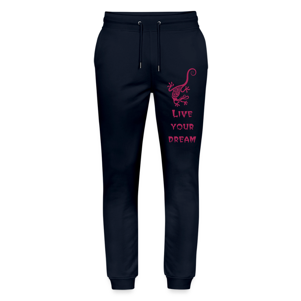 Bio Jogginghose "Live your dream" - Navy