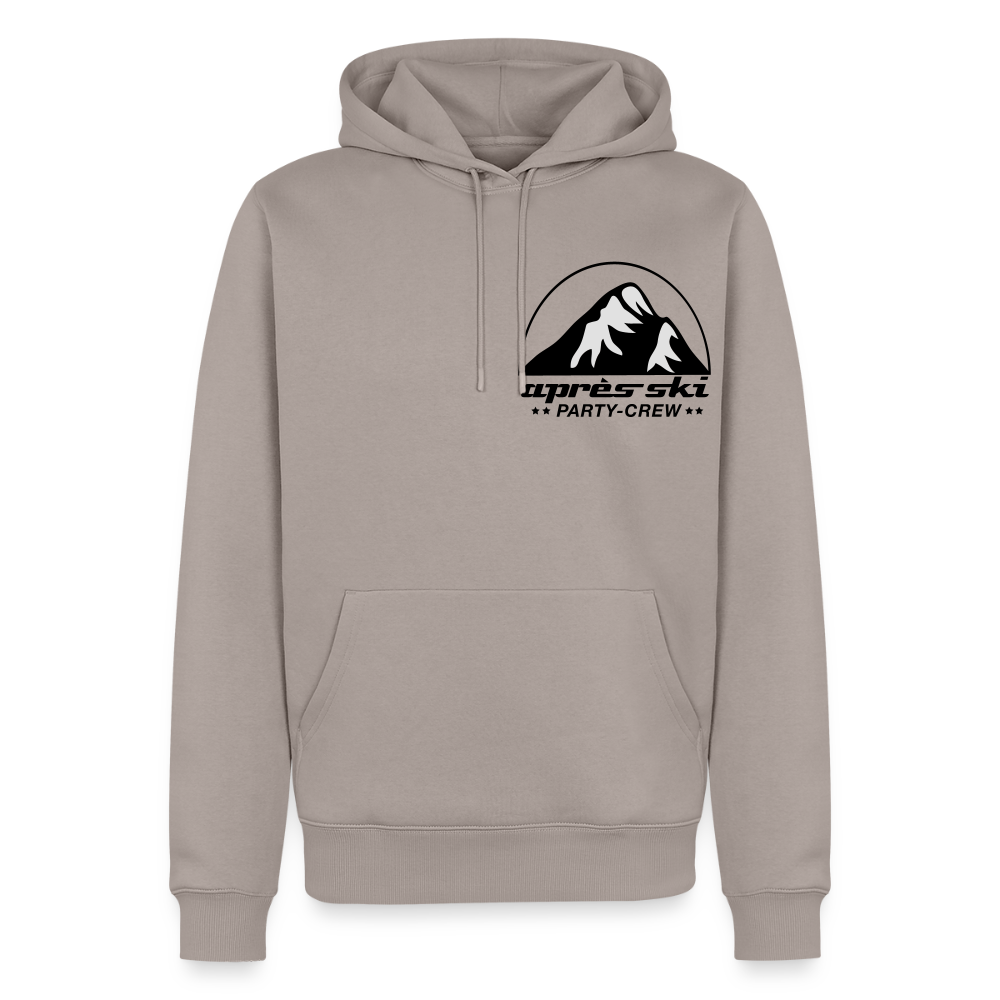Männer Premium Hoodie "Apres Ski" - Taupe