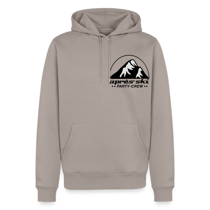 Männer Premium Hoodie "Apres Ski" - Taupe