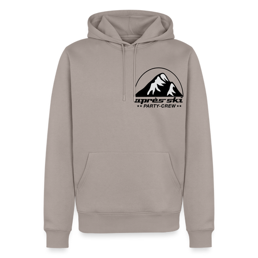 Männer Premium Hoodie "Apres Ski" - Taupe