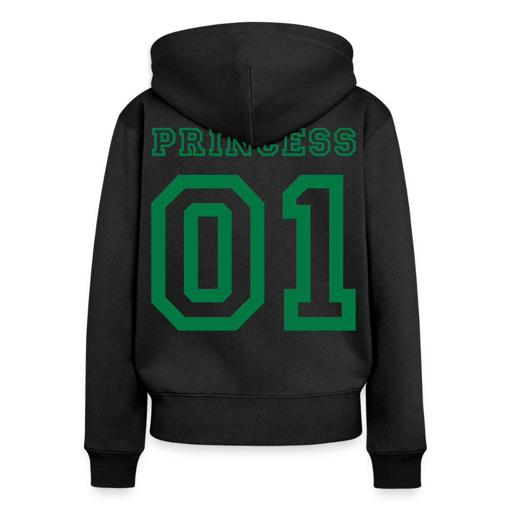 Premium Kapuzenjacke "Princess" - Schwarz