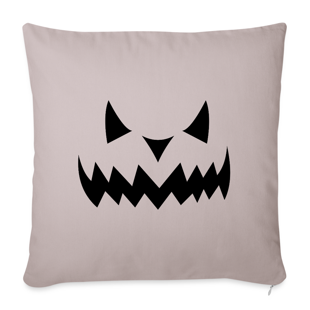 Sofakissen mit Füllung 44 x 44 cm "Hallow Kürbis" - helles Taupe