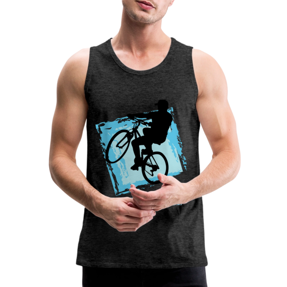 Tanktop Herren "No Risk No Fun" - Anthrazit