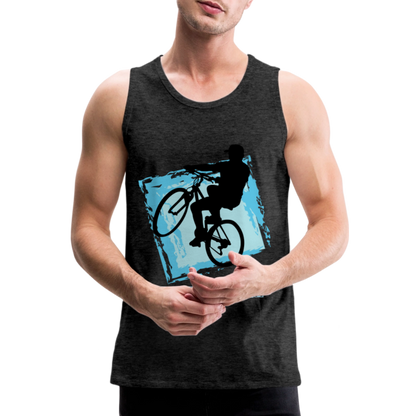 Tanktop Herren "No Risk No Fun" - Anthrazit