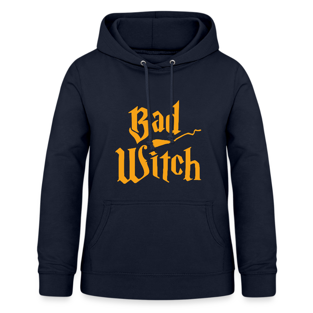 Frauen Hoodie "Bad Witch" - mit Customizer personalisierbar - Navy