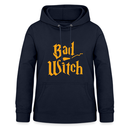 Frauen Hoodie "Bad Witch" - mit Customizer personalisierbar - Navy