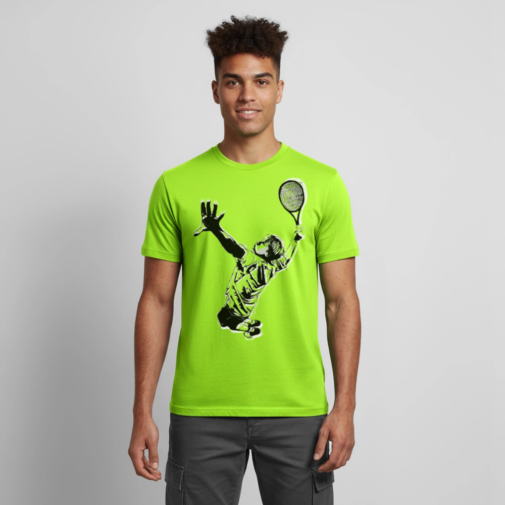T-Shirt atmungsaktiv Herren "Tennisspieler" - Neongrün