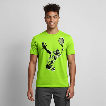 T-Shirt atmungsaktiv Herren "Tennisspieler" - Neongrün