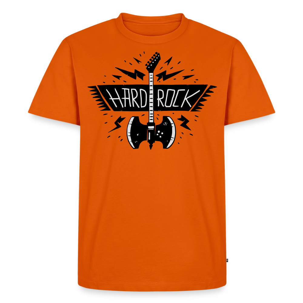 Männer Premium T-Shirt "Hard Rock" - Orange 