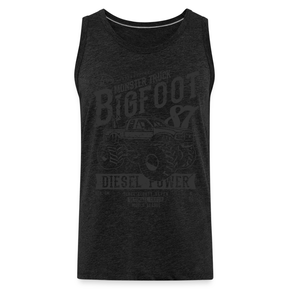 Tank Top "Bigfoot" mit Customizer personalisierbar - Anthrazit