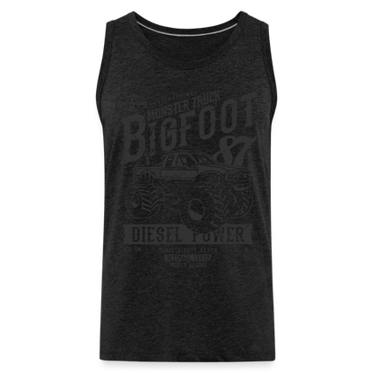 Tank Top "Bigfoot" mit Customizer personalisierbar - Anthrazit