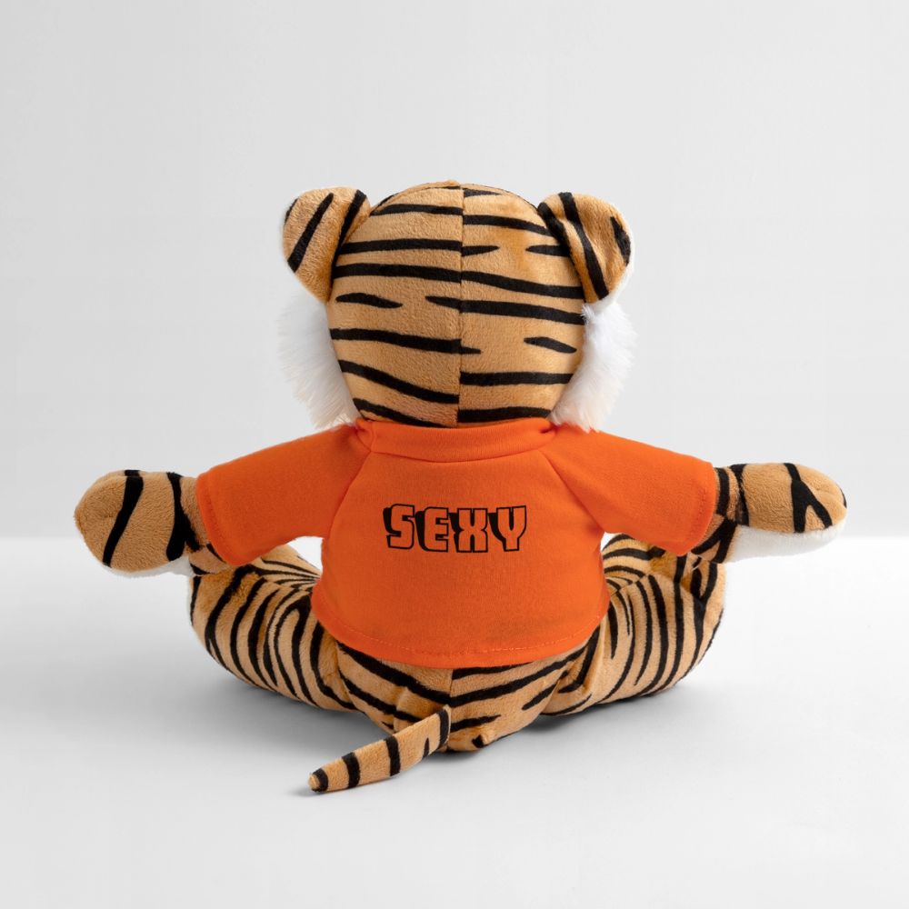 Maskottchen Tiger "Wild & Sexy" - Goldorange