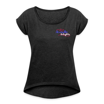 T-Shirt Damen "Amarella-Delights" - Schwarz meliert