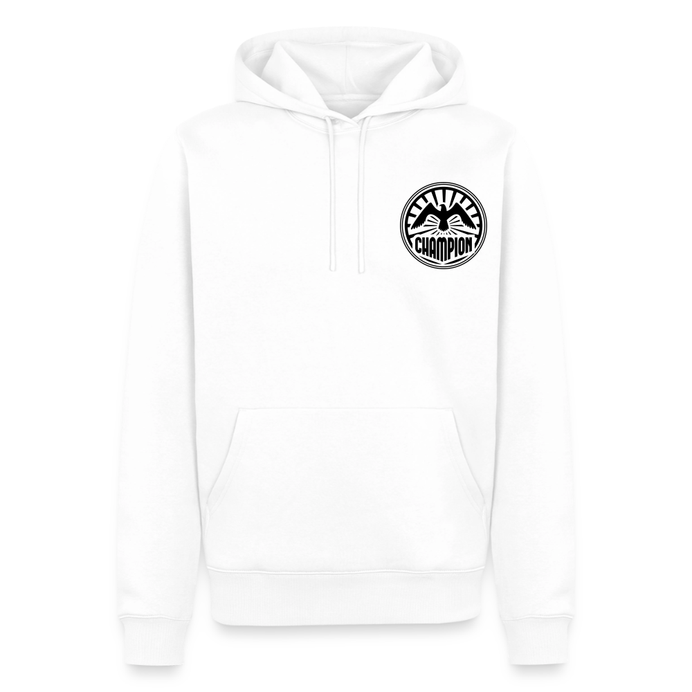 Premium Hoodie Herren "Soccer-Champion" - Weiß