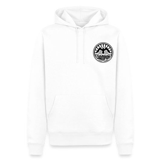 Premium Hoodie Herren "Soccer-Champion" - Weiß