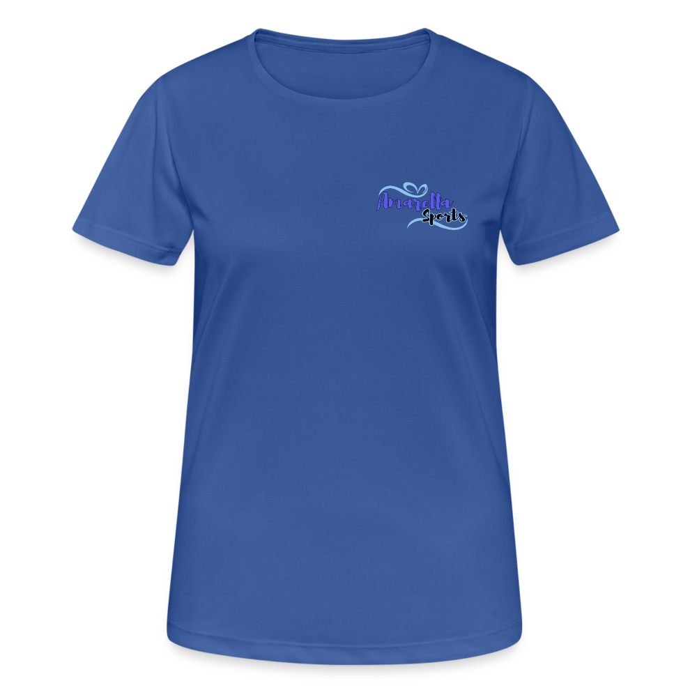 T-Shirt atmungsaktiv  Damen "Amarella Sports" - Royalblau