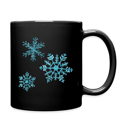Tasse "Schneeflocken" - Schwarz
