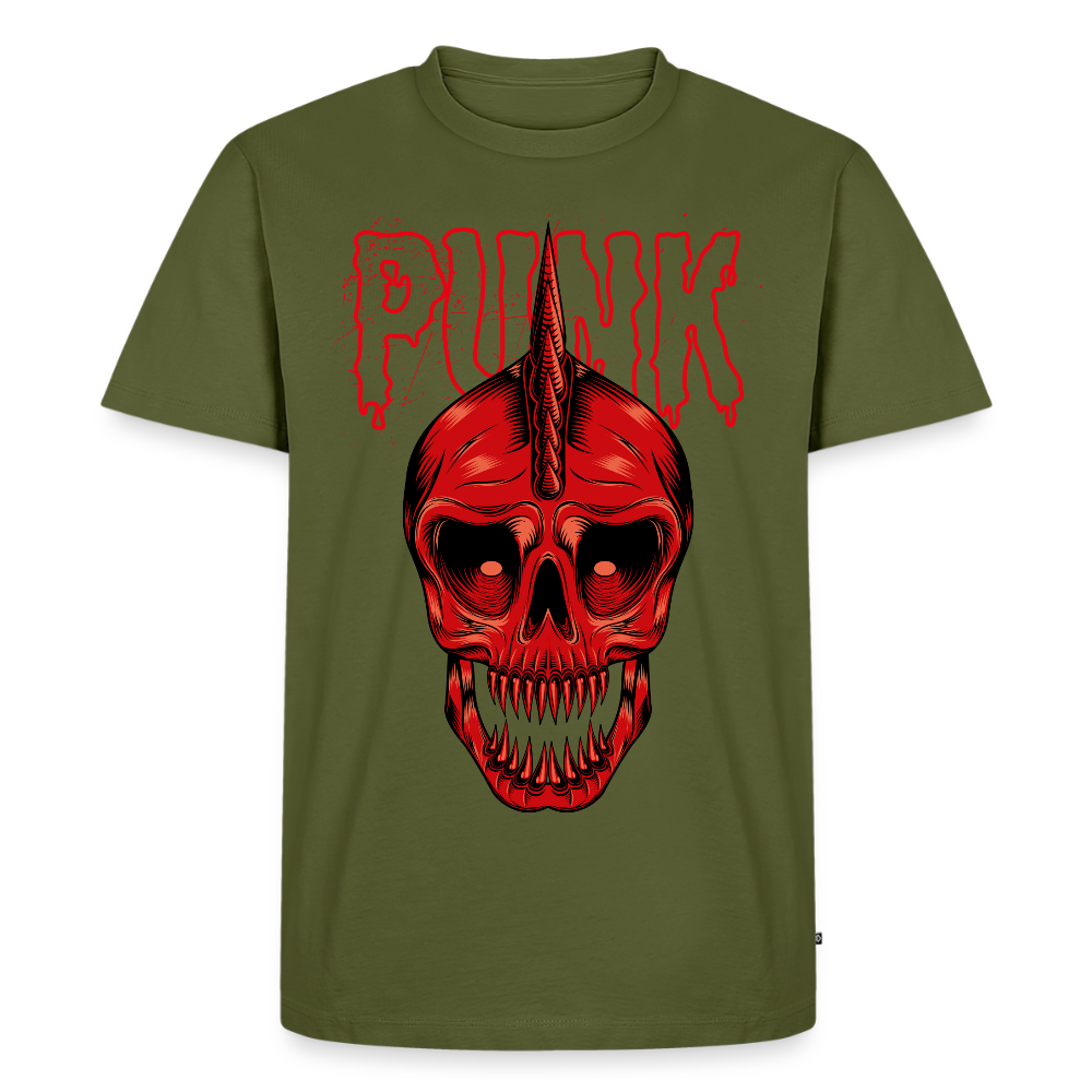 Männer Premium T-Shirt "Punk" - Khaki
