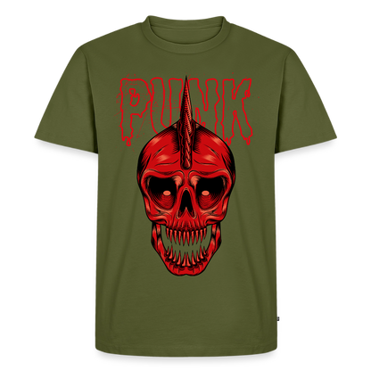 Männer Premium T-Shirt "Punk" - Khaki