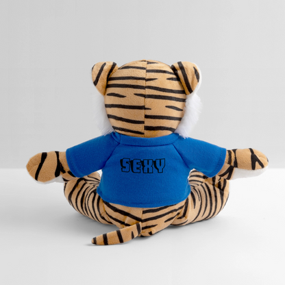 Maskottchen Tiger "Wild & Sexy" - Königsblau
