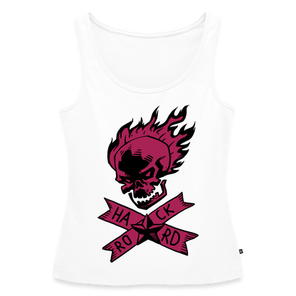 Frauen Premium Tank Top "Hard Rock" - Weiß
