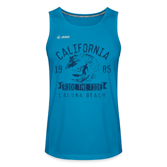 JAKO Männer Tanktop Run 2.0 "California" - Saphirblau